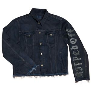 1of1 custom Gap “Ripped Off” Jean jacket